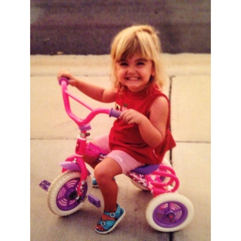 Traté de aprender a montar en bicicleta.
