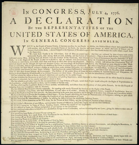 Declaration of Independence