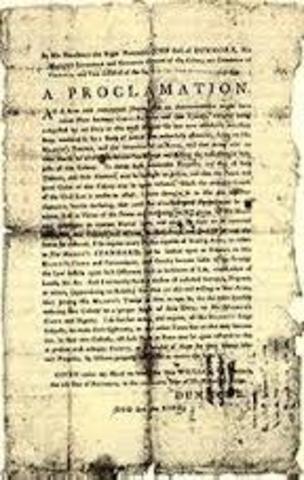 Lord Dunmore’s Proclamation