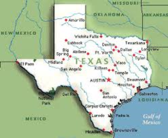 De Vaca Discovers Texas