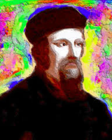 John Huss was burned at the stake for being a dissenter of the catholic church