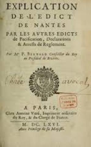 Louis XIV revoked the Edict of Nantes which gave Huguenots freedom of religion in France.
