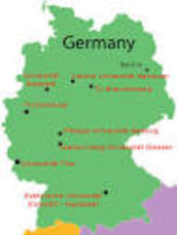 Thirty wyears war is fought in germany