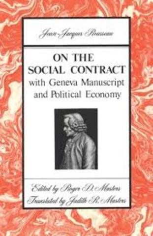 Jean-Jacques Rousseau writes Social Contract