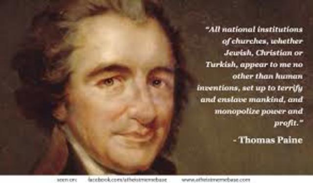thomas paine "common sense" published