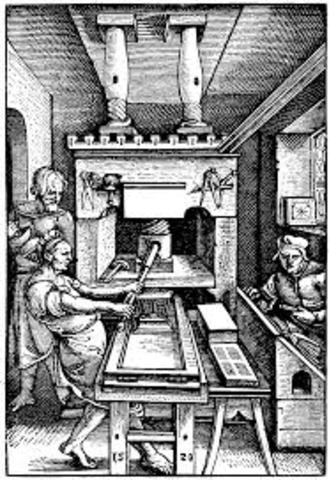 Gutenburg invented the printing press
