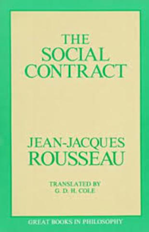 Rousseau writes the Social Contract