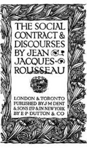 Rousseau writes the Social Contract