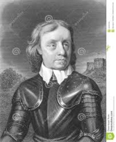 Oliver Cromwell wins the English civil war and executes Charles I
