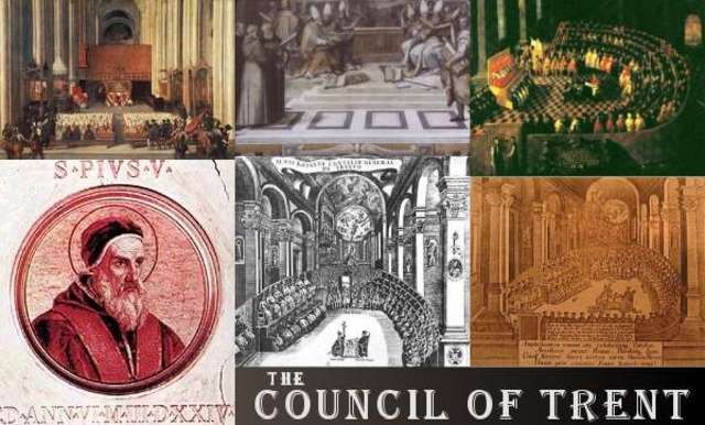 The Jesuits were created during the Council of Trent