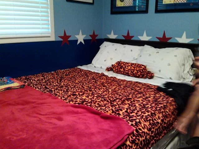 got 1st big bed