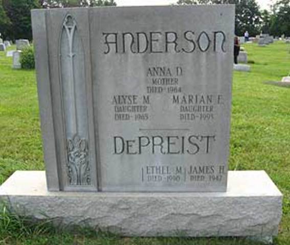 when   Marian anderson died