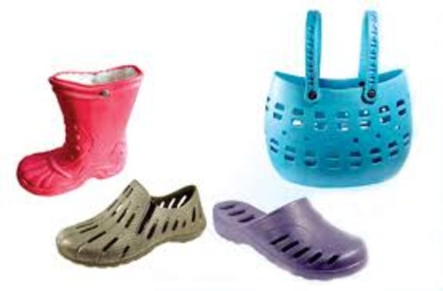 Produtos feitos da borracha