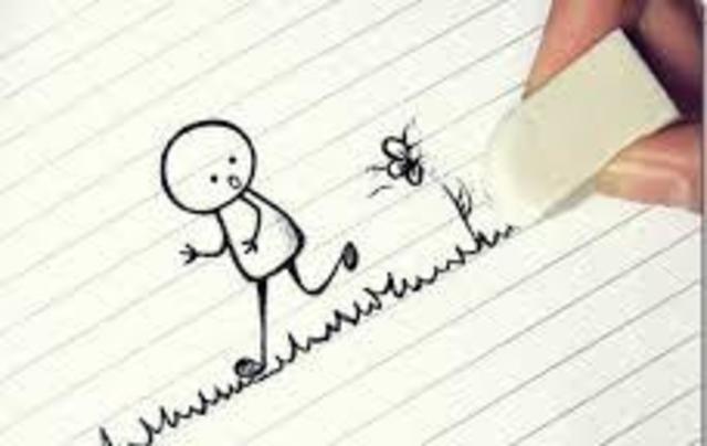 Por que a borracha apaga o lápis?