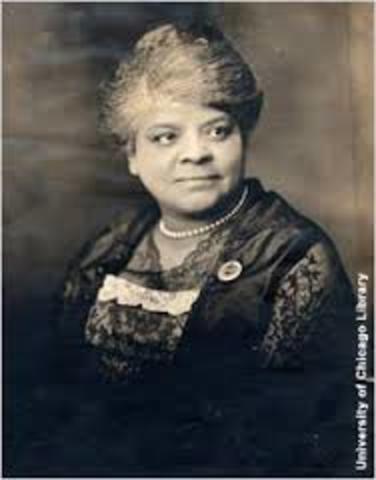 Ida B. Wells sues railroad company