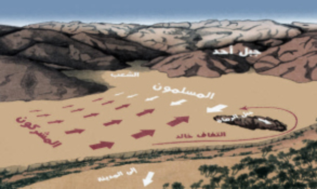 غزوة أحد شوال ٣ه خرجت قريش