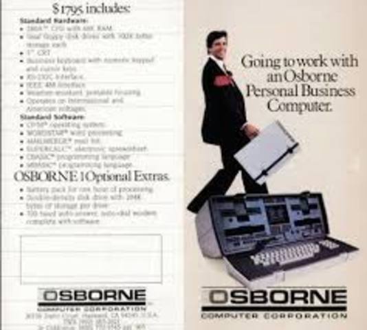 COMPUTADORA PORTATIL LA OSBORNE 1 (1981)