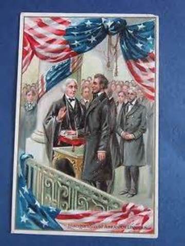 President Lincoln Inaugurated