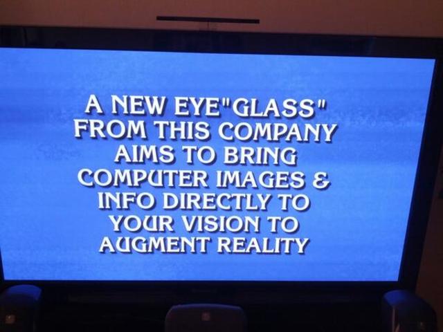 Question pour une Google Glass