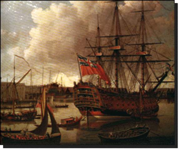 Start of the Occupation of Boston Harbor