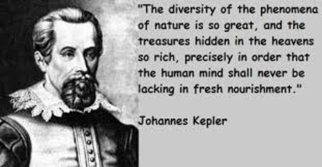Johannes Kepler discovers planetary motion