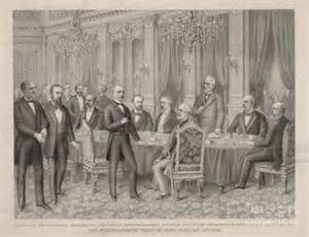 Signing of the Treaty of Paris