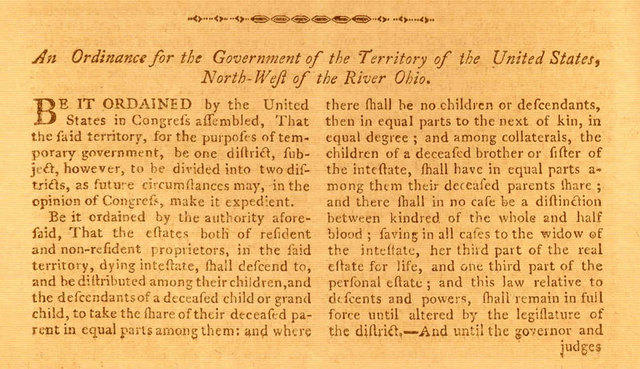 The Northwest Ordinance