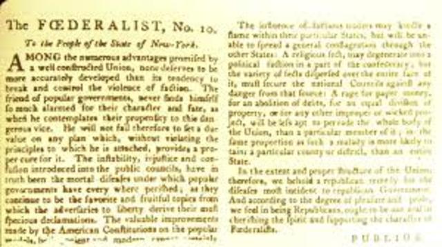 The Federalist Position