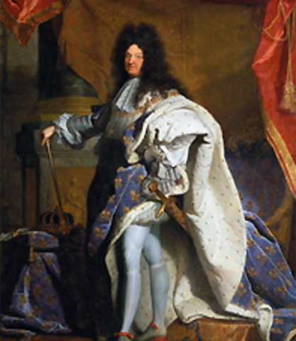 Louis XIV builds the Palace of Versailles.