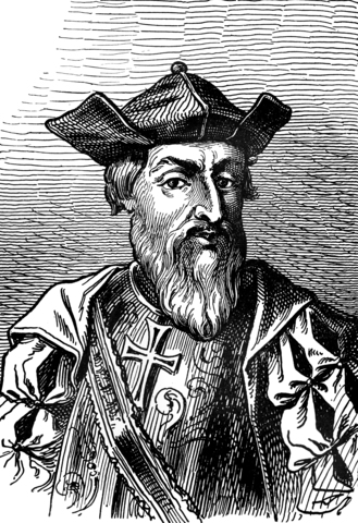 Vasco de Gama finds water route around the tip of Africa