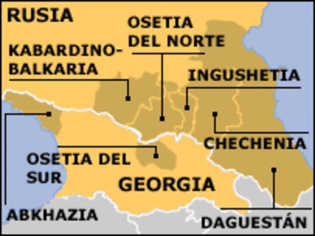 Estalla guerra en al caucaso Rusia ataca las republicas Chechenia y Azerbaiyan