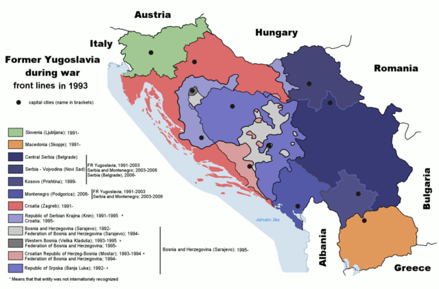Inminente final de Yugoslavia, con el estallido de la rebelión de Kosovo la nación balcánica queda al borde de la disolucion.