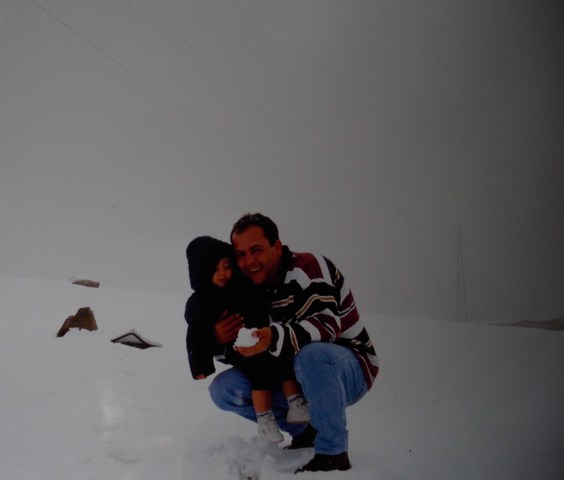 la primera vez que fui a la nieve
