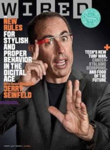 Les Google Glass font la couverture de Wired
