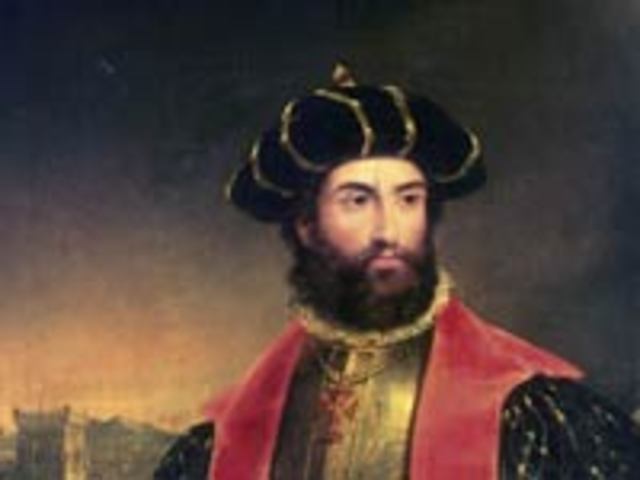 De Gama sailed establishes trade with India for the Portuguese