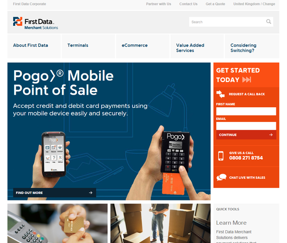 Launched FDMS.com in UK for First Data