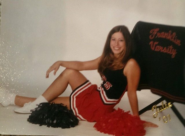 I've been rehearsing our Pom-Pon routine and I can't wait until tonight to preform it at the football game. YAY!