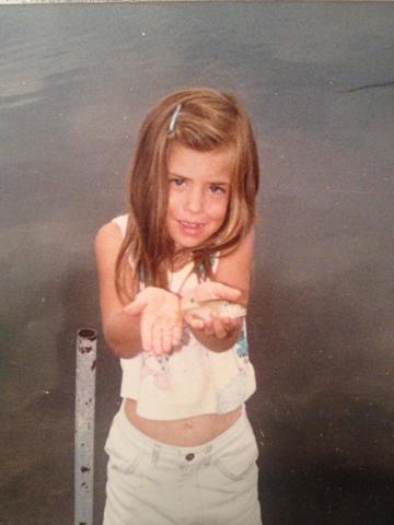 Everyone calls me a "bean poll." I'm a growing girl and I can do cartwheels to prove it! I also like to fish.