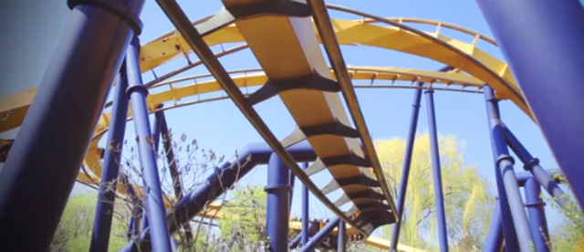 BATMAN the ride BACKWORDS