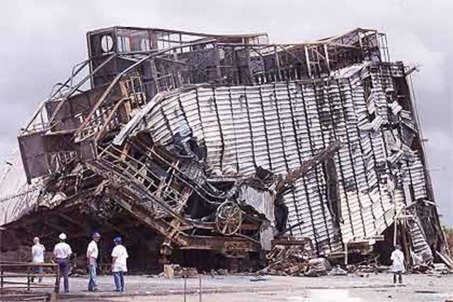 Explosão de foguete