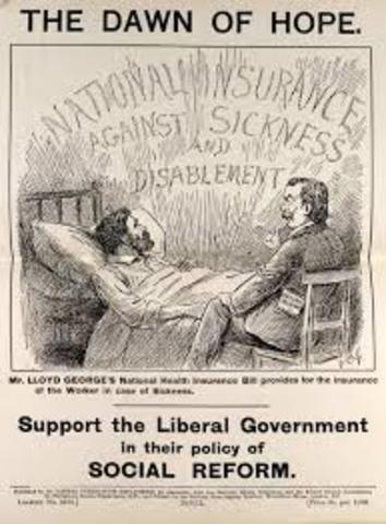 National Insurance Act provides cover against sickness and unemployment