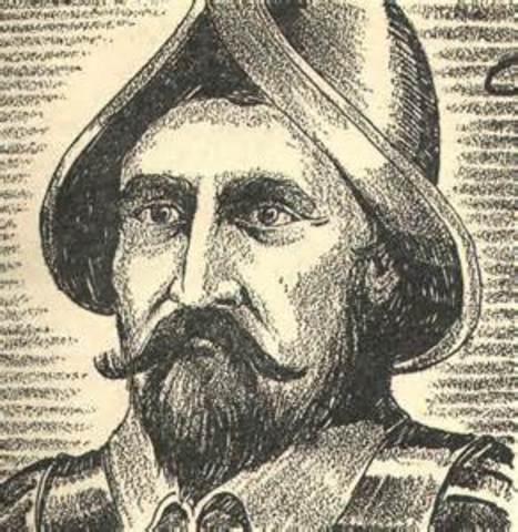 De Vaca Lands in Texas