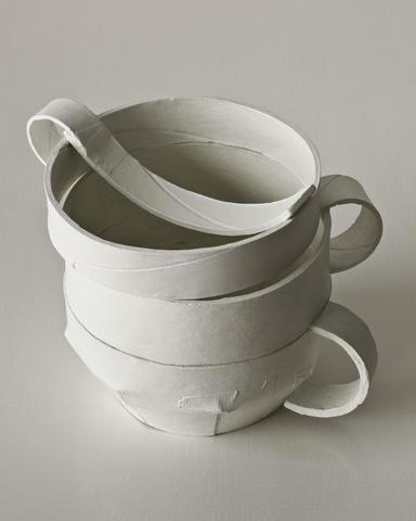 Ricy Swallow. Three Ringed Cup (bone) 2011