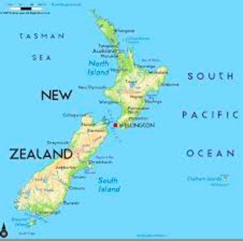 NEW ZEALAND separated from New South Wales.