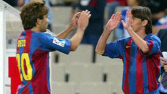 Messi's debut