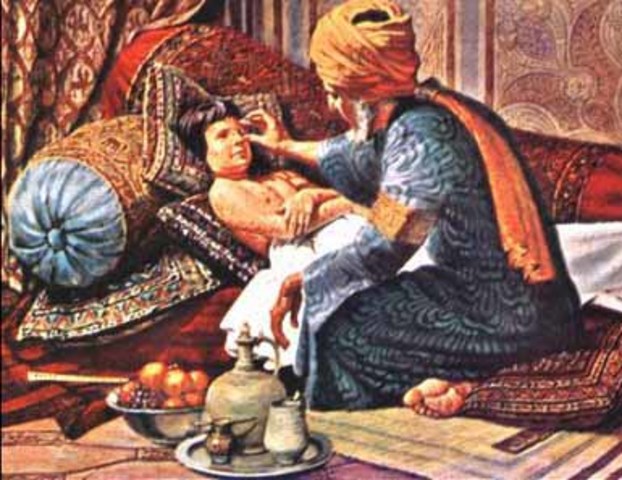 The first medical description of smallpox