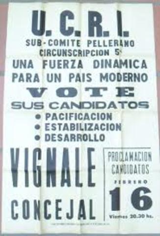 UCRI - GOBIERNO FRONDIZI