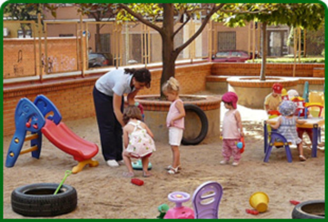 Ayudante en la guadería Chiqui