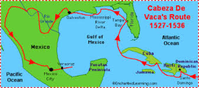 De Vaca Discavers Texas