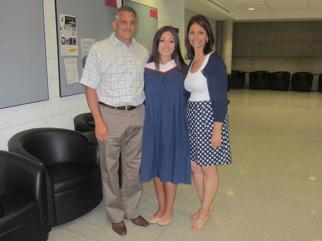 I graduated my undergraduate degree.